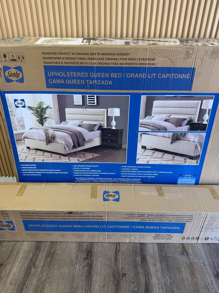 Brand New Sealy Queen Bedframe - Image 4