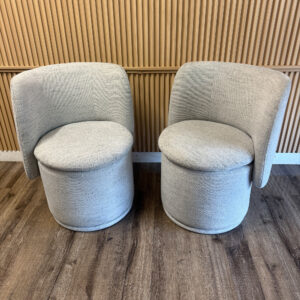 Aiden & Ivy Armless Swivel Chairs