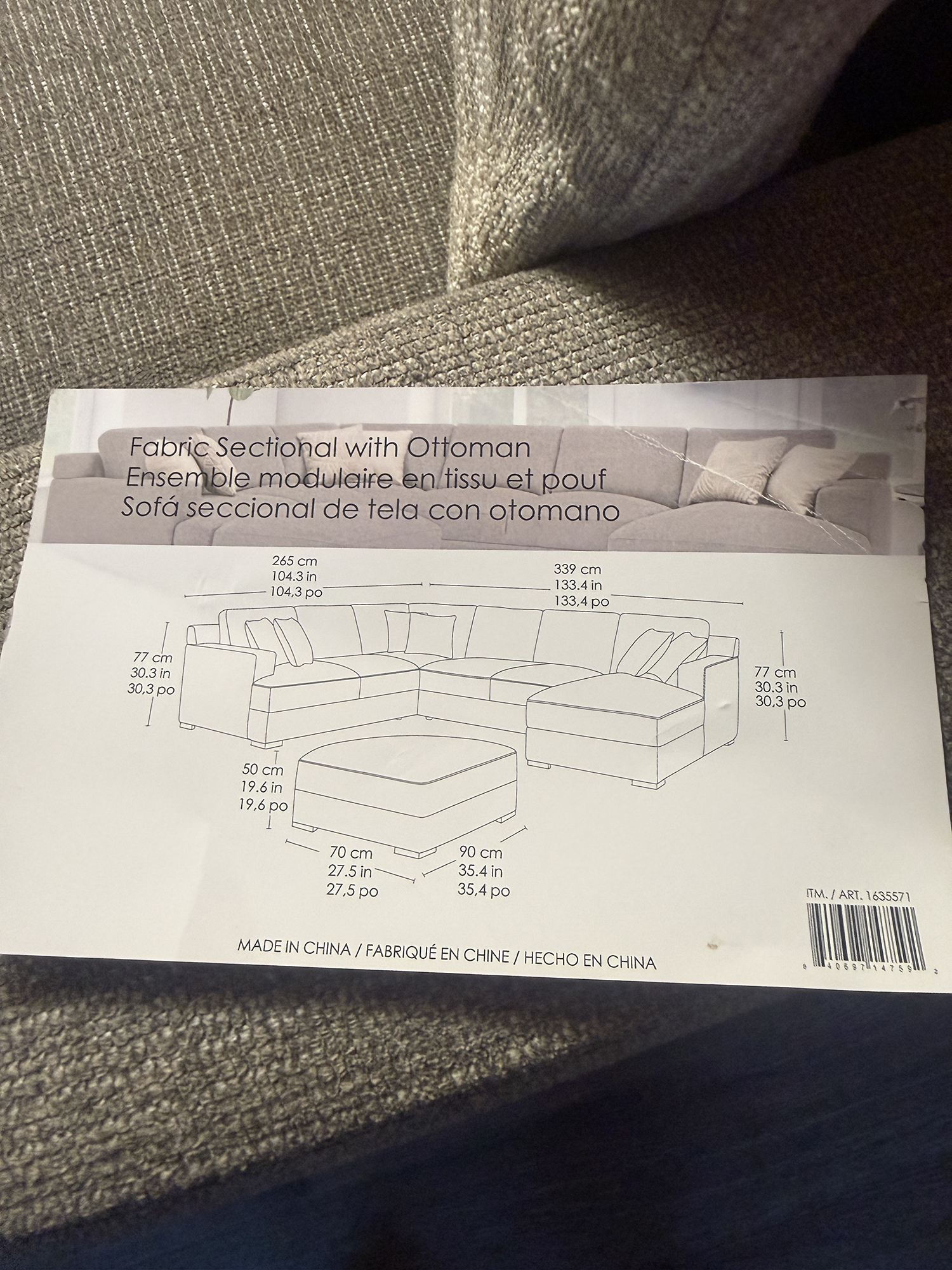 Gilman Creek 4 Piece Sectional - Image 7