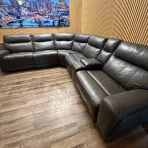 Gilman Creek 6 Piece Leather Modular Sectional