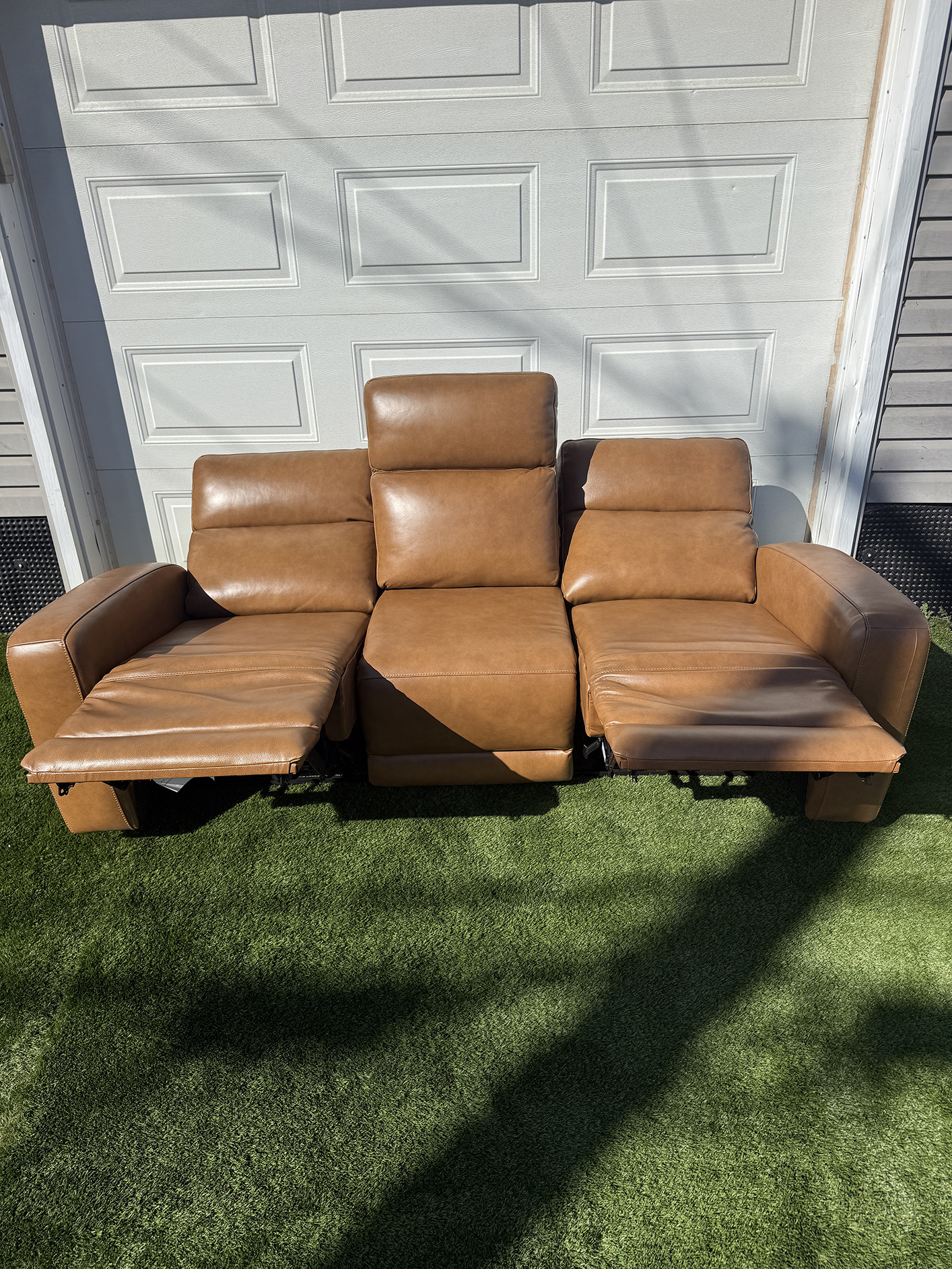 Nice Link Leather Power Recliner - Image 7