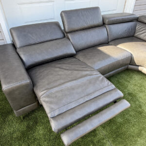 Aiden & Ivy Power reclining right chaise sectional
